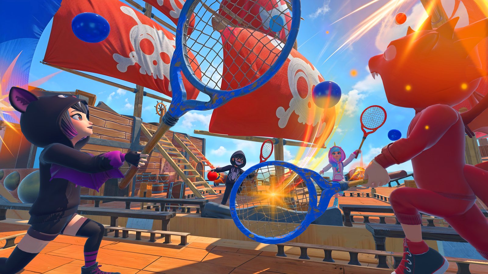 VR-Family: buntes Minispiel auf einem Piratenschiff für Gruppen jeden Alters