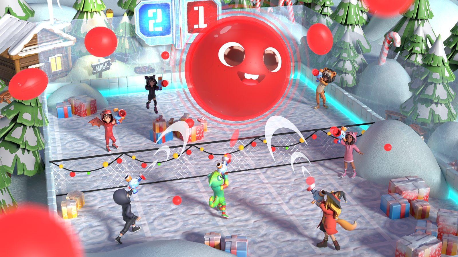 Magic: Volleyball-Minispiel