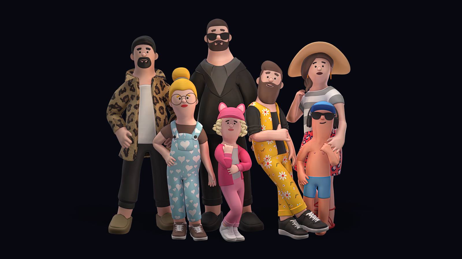 Gruppe beim gemeinsamen VR-Erlebnis im Glitch Lab